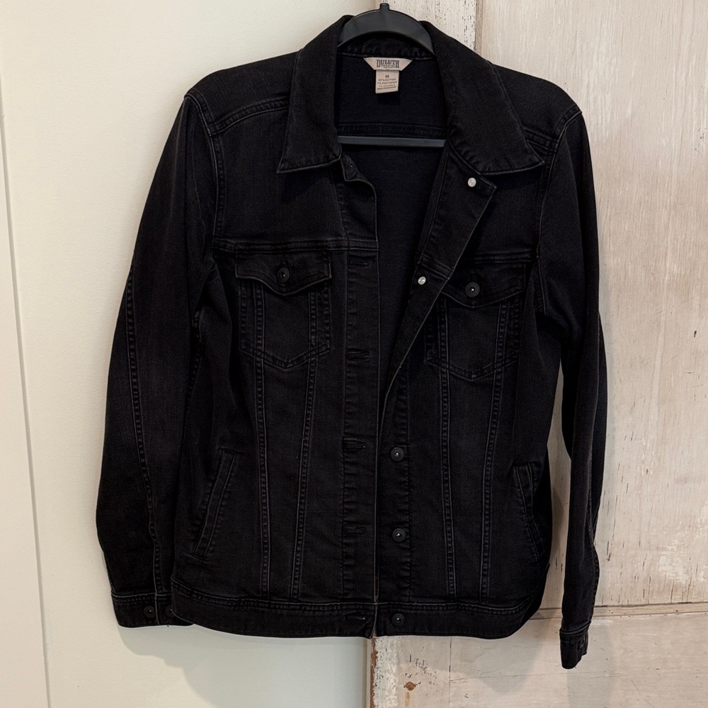 Duluth Trading Co Black Jean Jacket